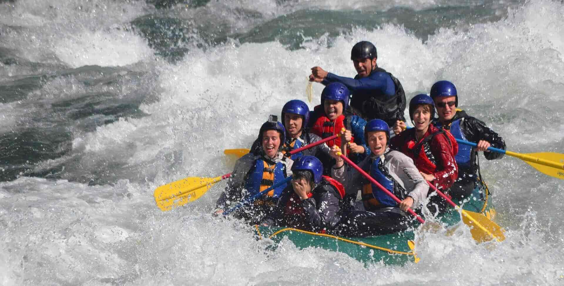 White water rafting adventure